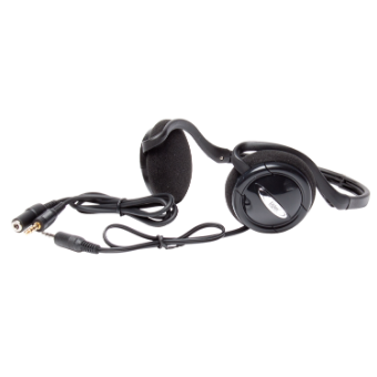 Cuffia stereo con archetto dietro la testa