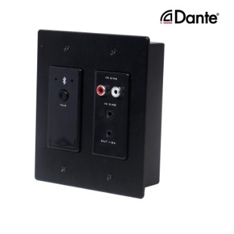 Bluetooth 5.0 Dante Wall Panel e 4 canali Dante POE
