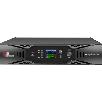 Amplificatore digitale da 4x900/1500W - 8/4Ω - 2x3000W in Bridge/8ohm - con DSP e controllo di rete